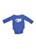 Tea Graphic Blue Long Sleeve Onesie Size 0-3 mo - photo 1