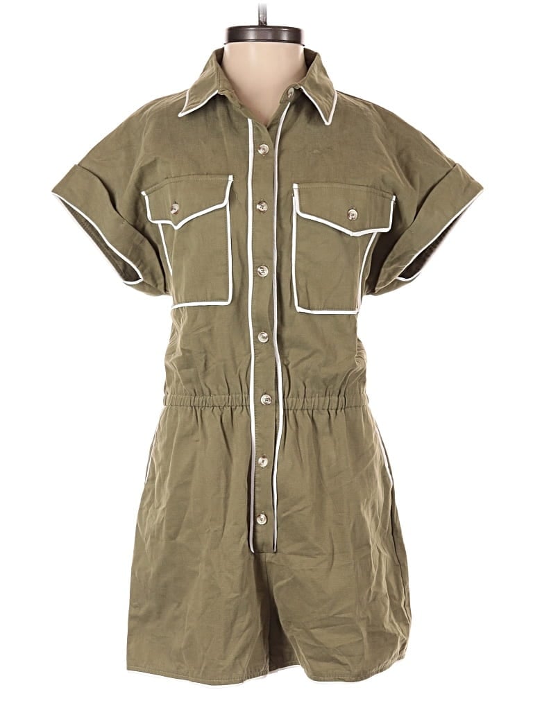 Pre-owned She + Sky Romper In Green