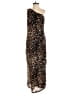 Boston Proper Animal Print Brown Jumpsuit Size 2 - photo 1