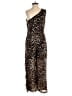 Boston Proper Animal Print Brown Jumpsuit Size 2 - photo 2