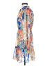 Boston Proper 100% Polyester Print Blue Cocktail Dress Size XS - photo 5
