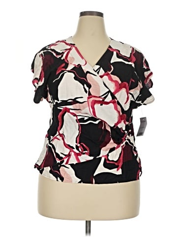 Nine West Short Sleeve Blouse (view 1)