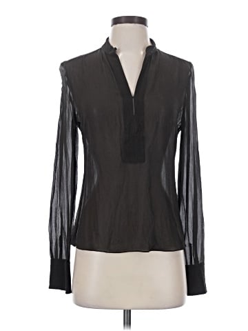 J.Crew Long Sleeve Silk Top (view 1)