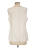 Tahari 100% Polyester Ivory Sleeveless Blouse Size L - photo 2