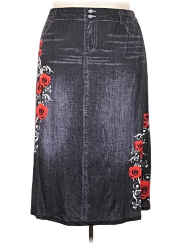 Unbranded Denim Skirt (view 1)