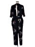River Island 100% Polyester Print Black Jumpsuit Size 20 - photo 2