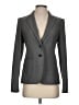 Ann Taylor Houndstooth Gray Wool Blazer Size 2 - photo 1