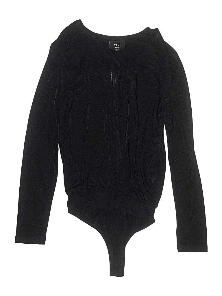 Pre-owned Vici Bodysuit In Black