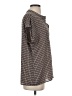 Pleione 100% Polyester Gray Short Sleeve Blouse Size S - photo 4