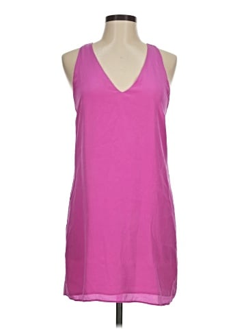 Lavender Brown Casual Dress (view 1)