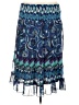 Notations Paisley Blue Casual Skirt Size XL - photo 1