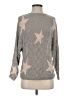 Chelsea & Theodore Stars Silver Pullover Sweater Size S - photo 1
