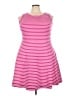 Talbots Stripes Pink Casual Dress Size 3X - photo 1