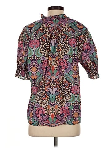 Liberty Art Fabrics for J.Crew Short Sleeve Blouse (view 2)