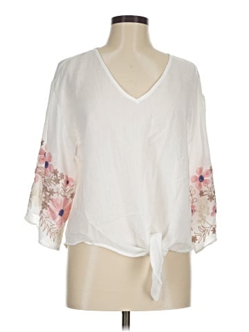 Olivia & Martin 3/4 Sleeve Blouse (view 1)