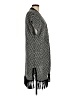 Chico's 100% Acrylic Print White Black Cardigan Size L - photo 4