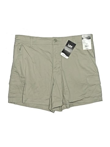 Lee Khaki Shorts (view 1)