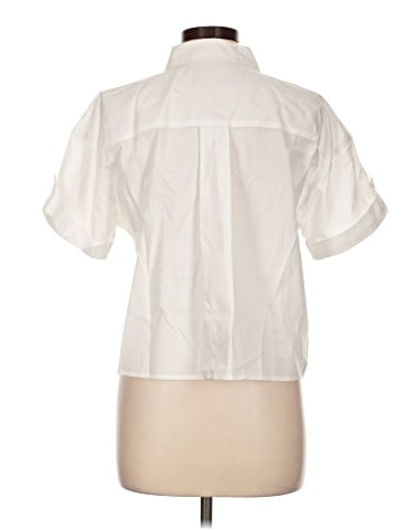 Karl Lagerfeld Paris Short Sleeve Blouse (view 2)