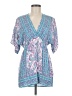 Renee C. 100% Rayon Blue Kimono Size M - photo 1