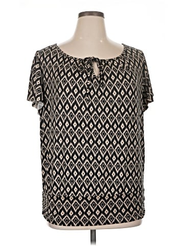 AB Studio Short Sleeve Blouse (view 1)