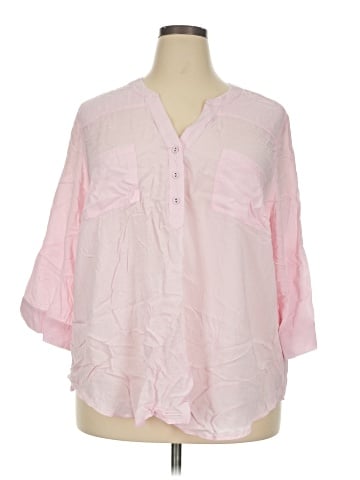 Philosophy Republic Clothing 3/4 Sleeve Blouse (view 1)