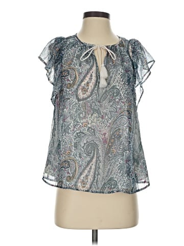 Lucky Brand Short Sleeve Blouse (view 1)