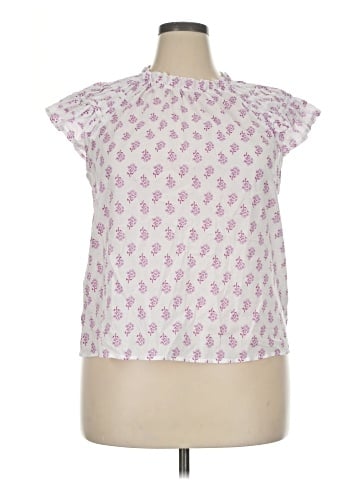 J.Crew Factory Store Short Sleeve Blouse (view 1)