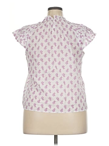 J.Crew Factory Store Short Sleeve Blouse (view 2)