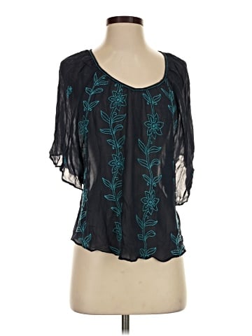 Lucky Brand Short Sleeve Blouse (view 1)