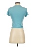 Cotton On Teal Short Sleeve Turtleneck Size S - photo 2