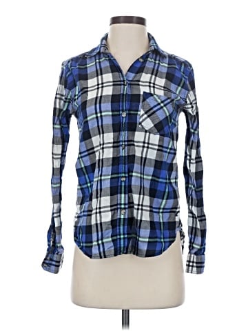 American Eagle Outfitters Long Sleeve Button-Down Shirt (view 1)