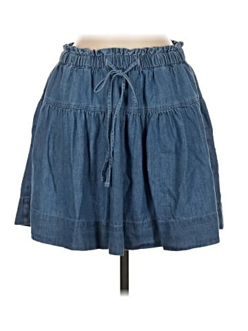 Free Assembly Denim Skirt (view 1)