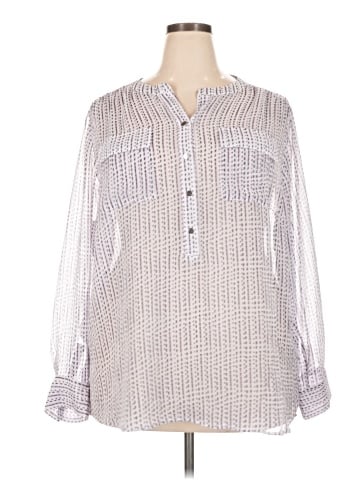 Liz Claiborne Long Sleeve Henley (view 1)