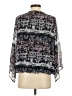John Paul Richard 100% Polyester Gray 3/4 Sleeve Blouse Size S - photo 2