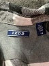 IZOD Checkered-gingham Gray Long Sleeve Button-Down Shirt Size L - photo 7