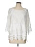 North Style 100% Rayon White 3/4 Sleeve Blouse Size L - photo 1