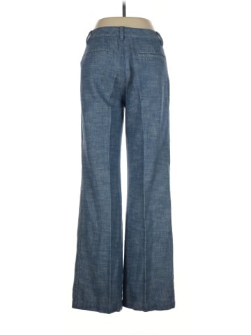Madewell Straight-Flare Trouser Pants in Cotton Blend (view 2)