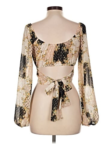 Timing 3/4 Sleeve Blouse (view 2)