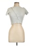 Bershka Blue Short Sleeve Top Size L - photo 1