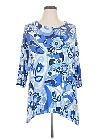 Ruby Rd. 3/4 Sleeve Blouse (view 1)