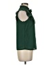 Monteau 100% Polyester Green Sleeveless Blouse Size M - photo 4
