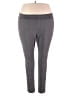 Wearables Solid Gray Active Pants Size 1X - photo 1