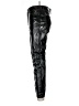 Gap 100% Polyester Metallic Black Casual Pants Size 10R - photo 5