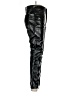 Gap 100% Polyester Metallic Black Casual Pants Size 10R - photo 4