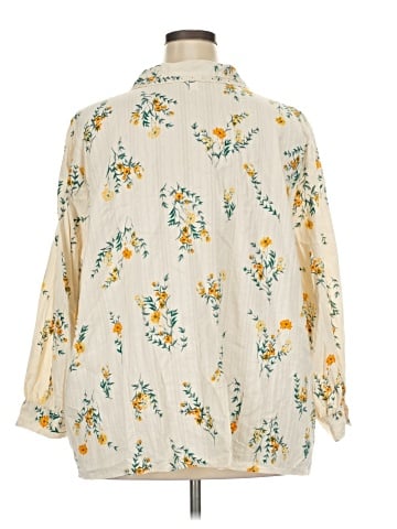 LC Lauren Conrad 3/4 Sleeve Blouse (view 2)