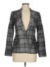 L'Agence Plaid Gray Wool Blazer Size Med (2) - photo 1