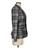 L'Agence Plaid Gray Wool Blazer Size Med (2) - photo 4