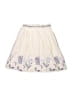Zara Floral Ivory Skirt Size 8 - 9 - photo 1