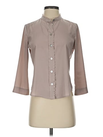 Topshop 3/4 Sleeve Blouse (view 1)