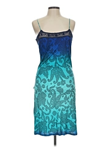 Aqua Cocktail Dress (view 1)